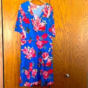 Soma blue floral dress